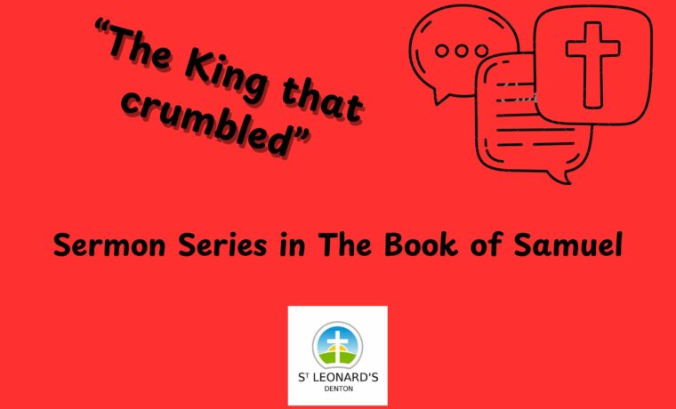 Sunday 3rd November Rev Marcus Mak 1 Samuel 16- The promised king